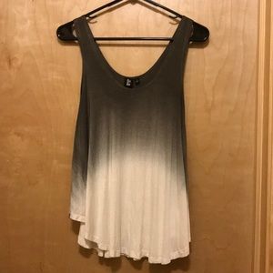 Ombré grey tank top!